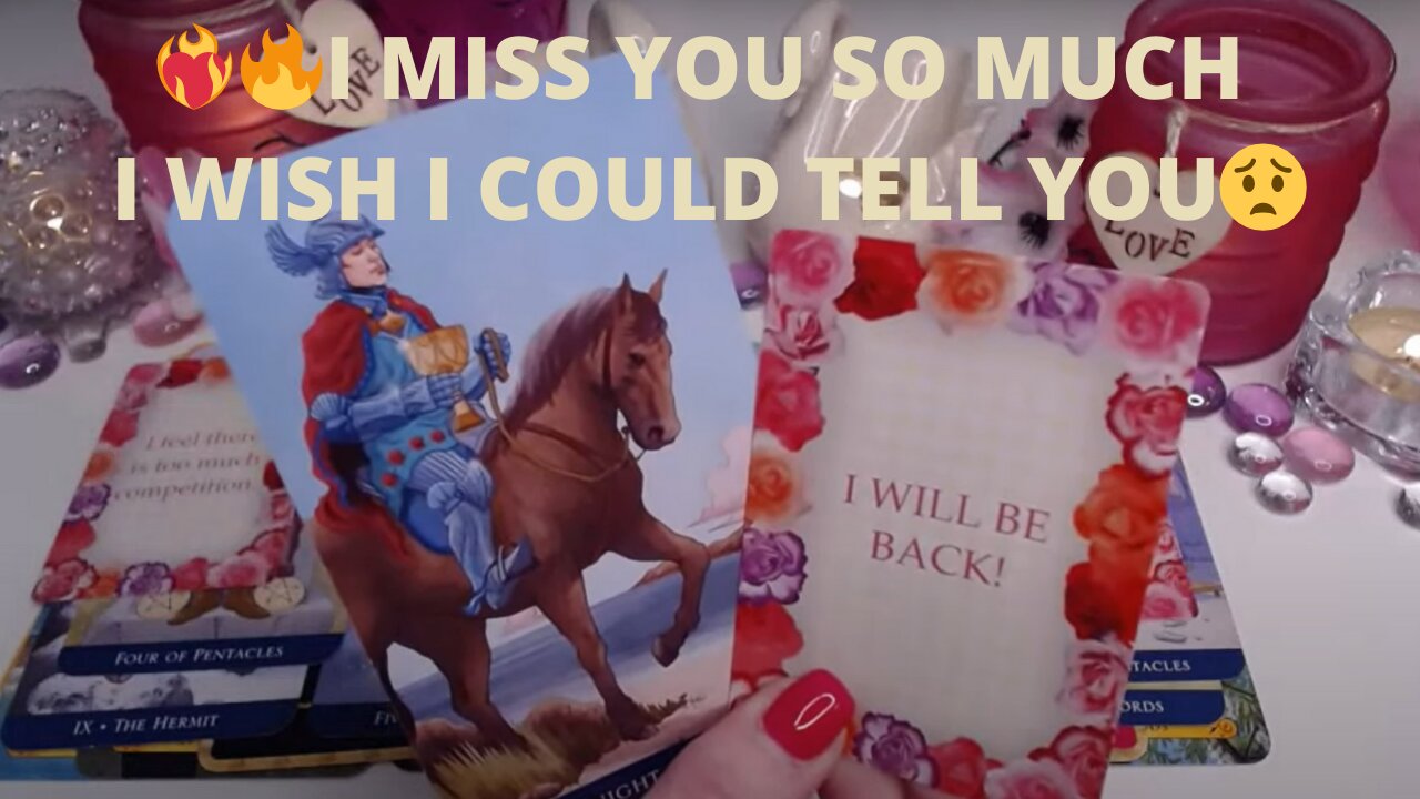 ❤️🔥NO CONTACT🔥I MISS YOU SO MUCH I WISH I COULD TELL YOU😟 💌 NO CONTACT COLLECTIVE LOVE TAROT ✨
