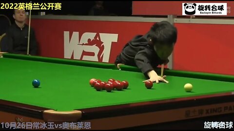 China snooker has a talent again, winning zero match points 3 0 !!!!! 3