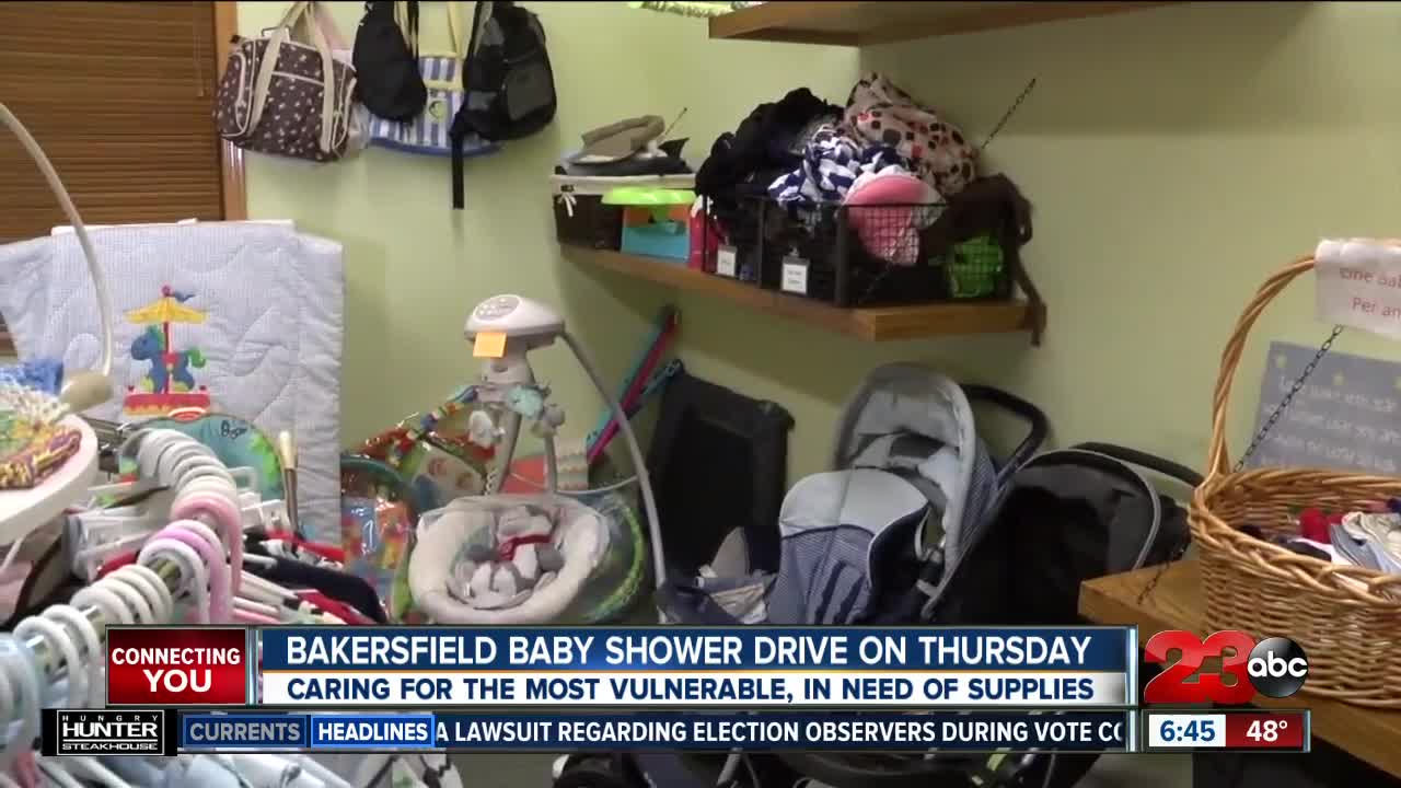 Bakersfield Baby Shower drive on Thursday