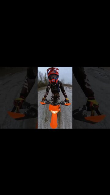 That time of the year 🥶 #winter #dirtbike #cold #motocross #studs #insta360oner