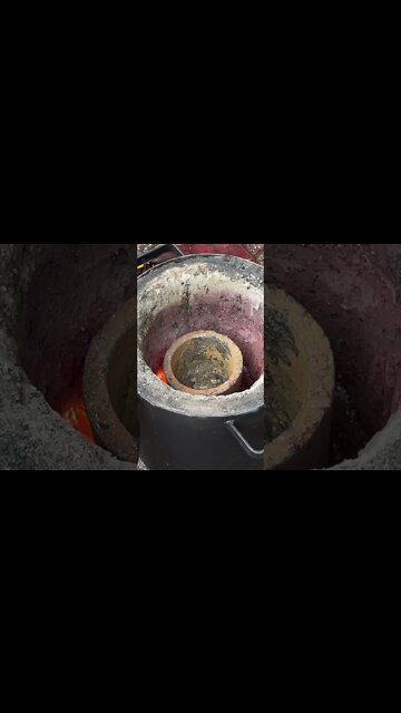 Look what I’ve found in molten lead😃 #devilforge #melting