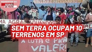 Sem Terra ocupam 10 terrenos em SP | Momentos Reunião de Pauta