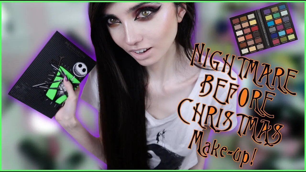 Trying the Nightmare Before Christmas x Revolution Palette!