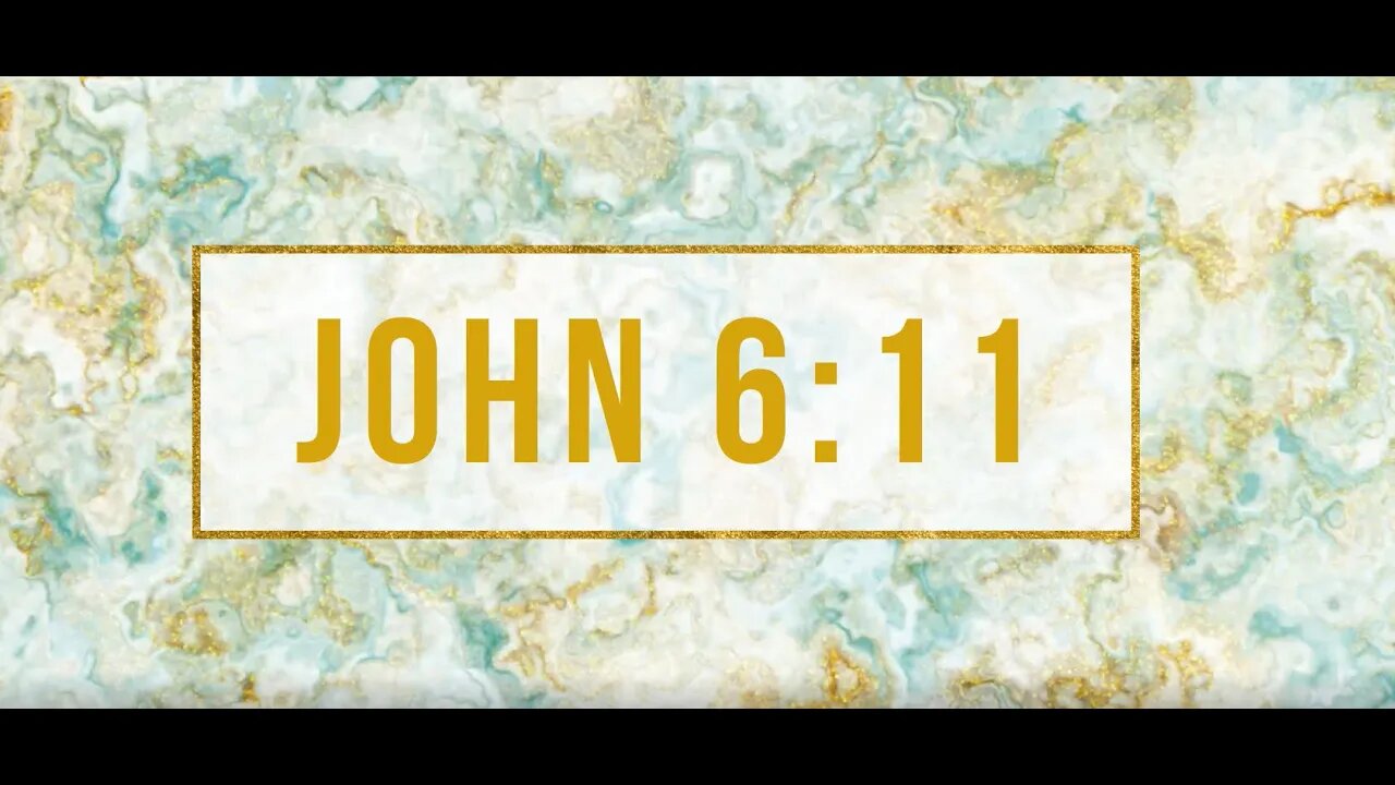Encouragement and Prayer - John 6