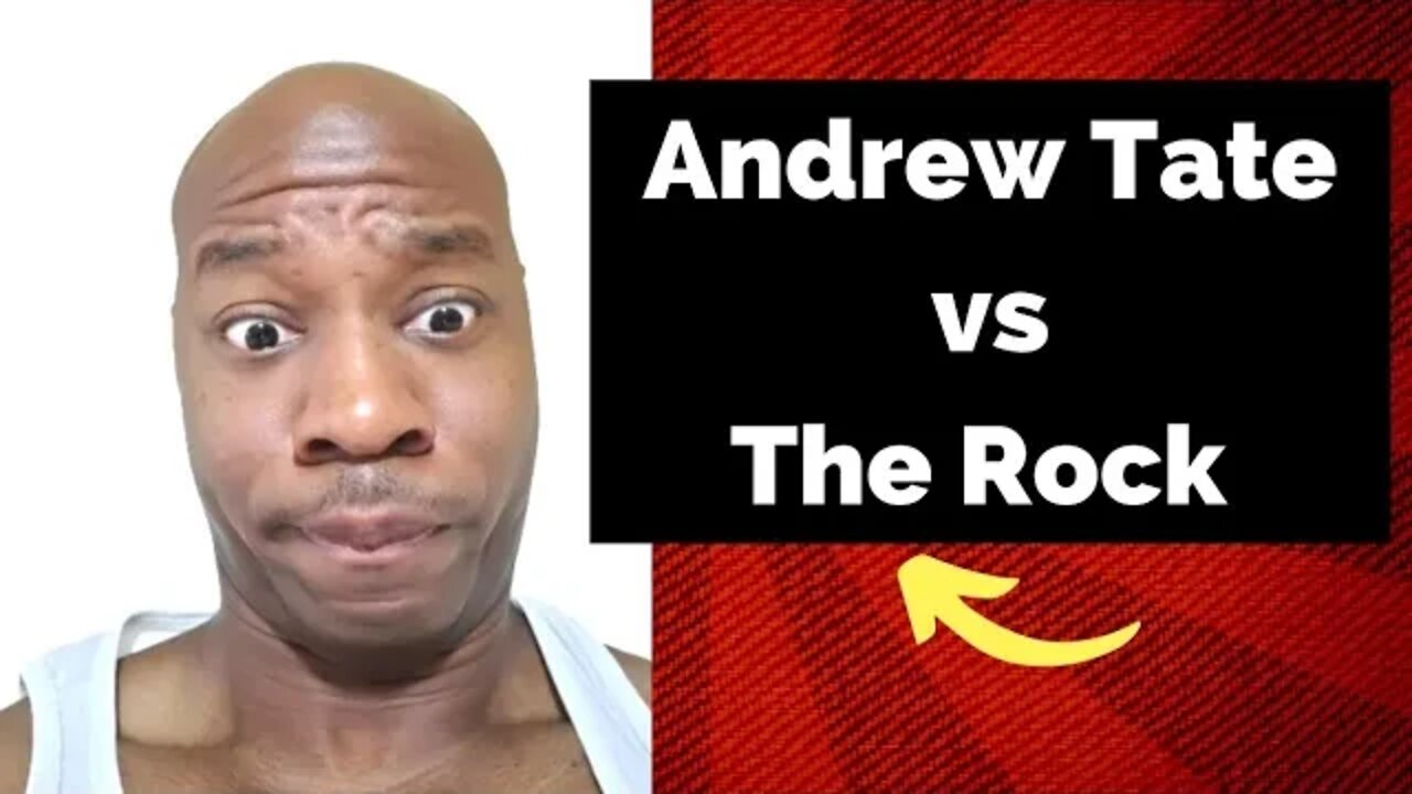 The Rock vs Andrew Tate in a Fight. Who you got? 😂