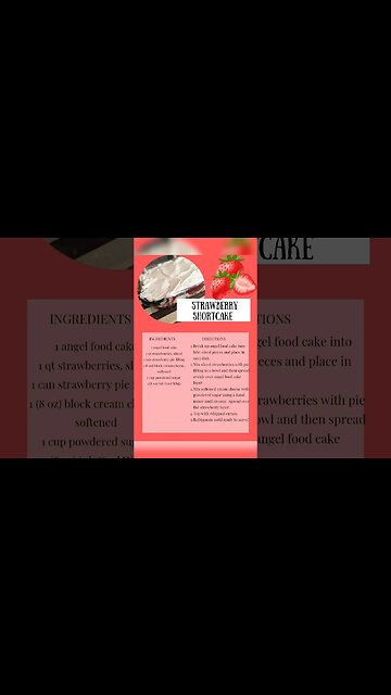 Subbie Sweet! I've made this 4 times already!!! #dessert #easydessert #strawberryshortcake