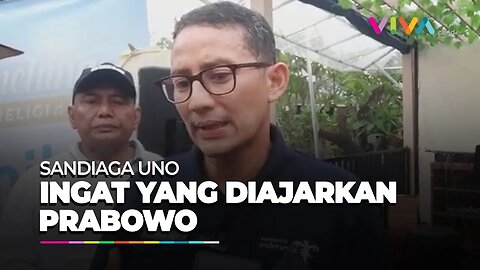 Disentil Gak Dapat Kursi Cawapres Gerindra, Ini Kata Sandiaga Uno