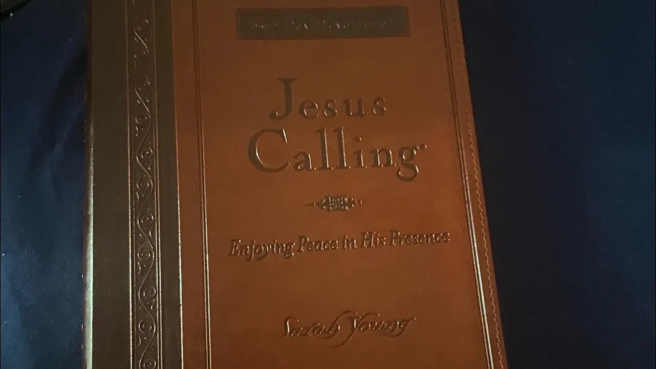 September 27| Jesus calling daily devotional.