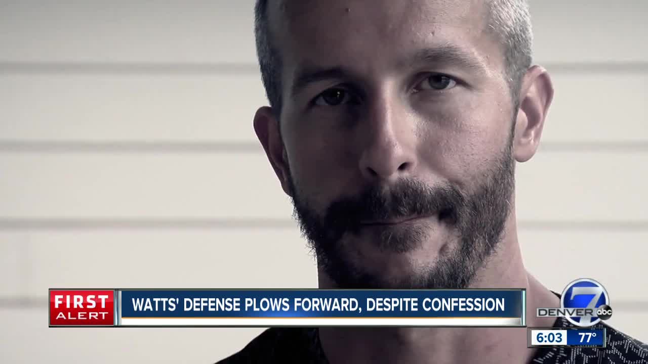 Watts' defense plows forward despite confession