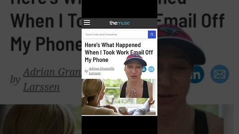 Here's What happened when I took work email off my phone