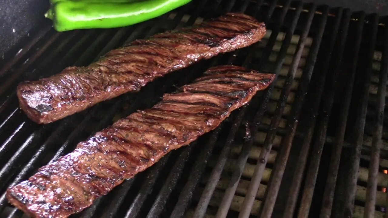 Grilled Skirt Steak with Gorgonzola Cream Sauce Recipe