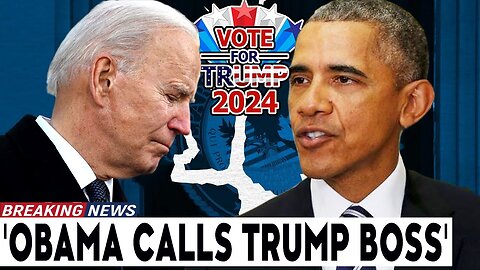 'BIDEN MUST STOP' TRUMP STARTS 2024 RUN AFTER OBAMA GOES MEGAVIRAL BEG BIDEN ENDS 'TERM'