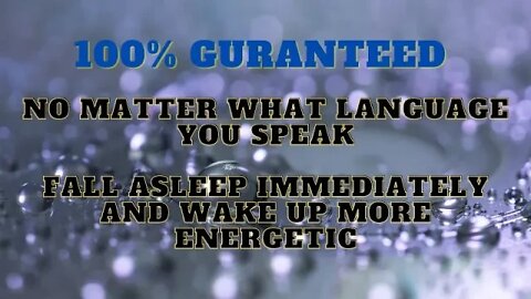 Immediately fall into a deep sleep and wake up more energetic