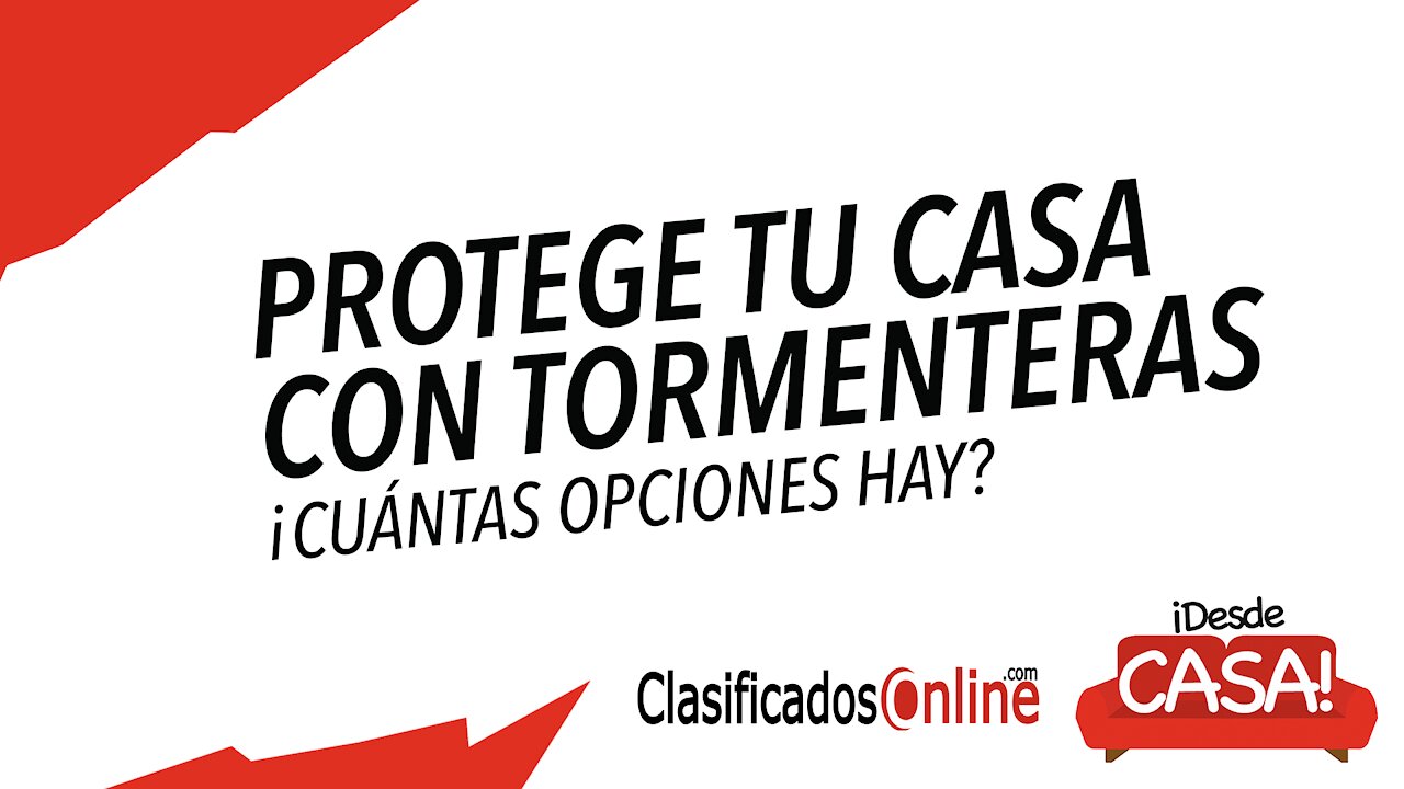 ¿Cuál es la tormentera ideal para mi ventana? - ClasificadosOnline.com