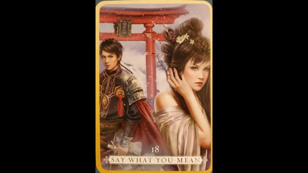 #18 Heal Yourself Reading Cards ~ Say What You Mean