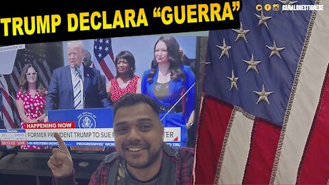 TRUMP REAPARECE E DECLARA "GUERRA"!