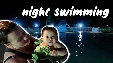 NIGHT swimming in the Philippines | Hidden resort in Mindoro