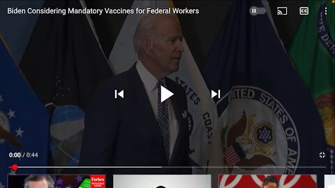 Mandatory vaccine on Federal Employees nationwide