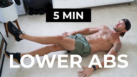 5 MIN LOWER ABS | LOWER ABS WORKOUT