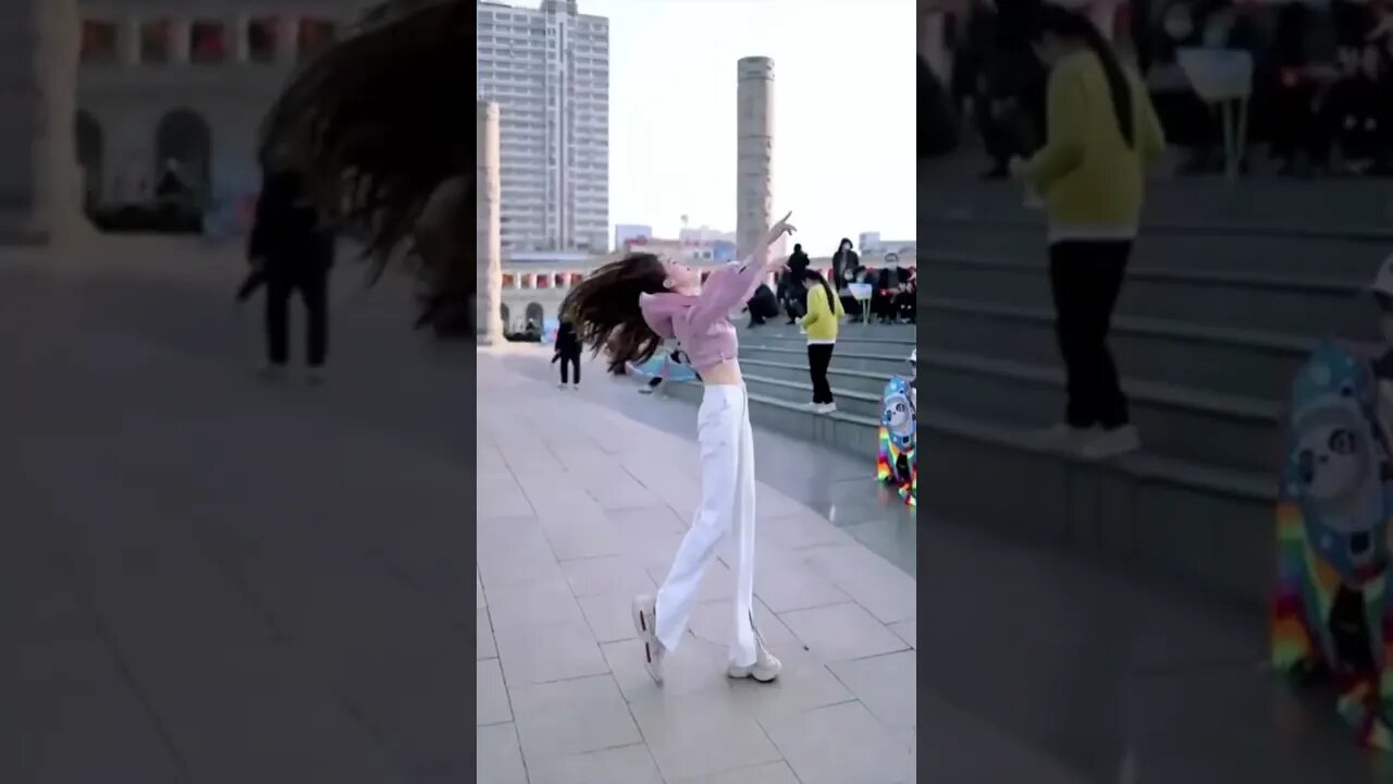 Long Lean Chinese Hottie Can Do the Spilts And Then Some
