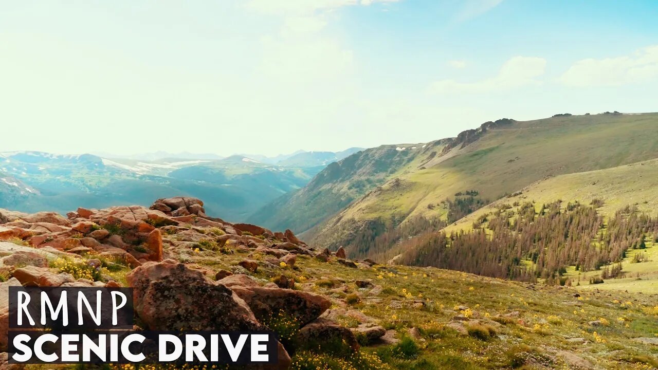 Scenic Tundra Tour (Trail Ridge Road) Rocky Mountain National Park | Nature Relaxation (Sony A7siii)