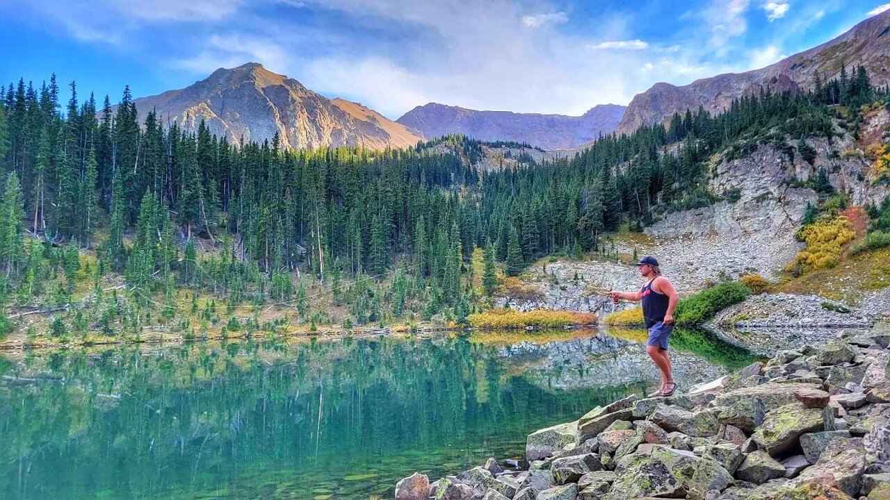 Backcountry Colorado TROUT FISHING!