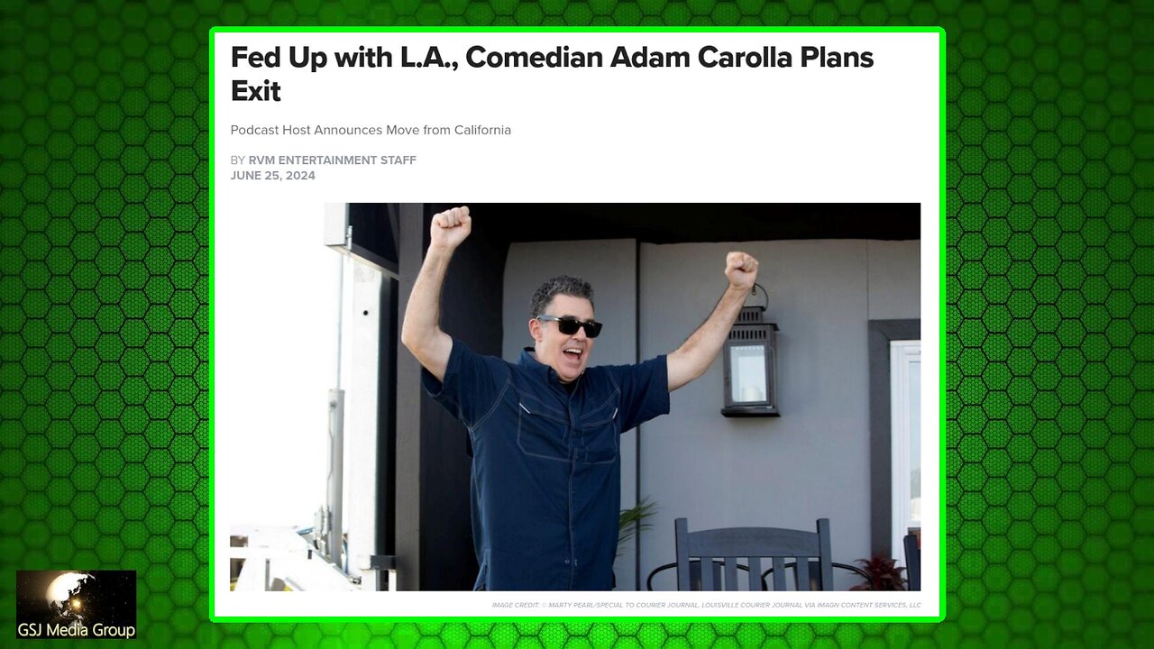 Adam Carolla is Finally Leaving California