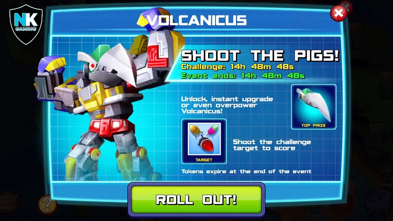 Angry Birds Transformers - Volcanicus Event - Day 6 - Featuring Ramjet