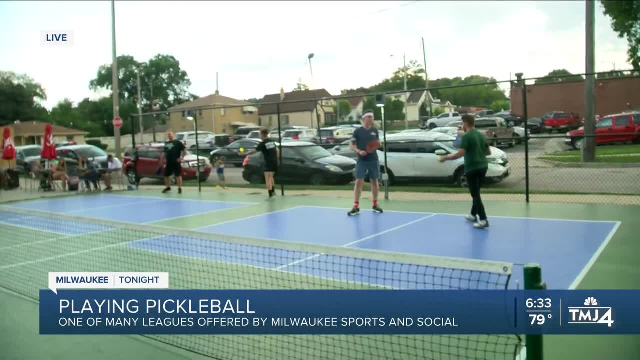 Pickleball offered by Milwaukee Sports and Social