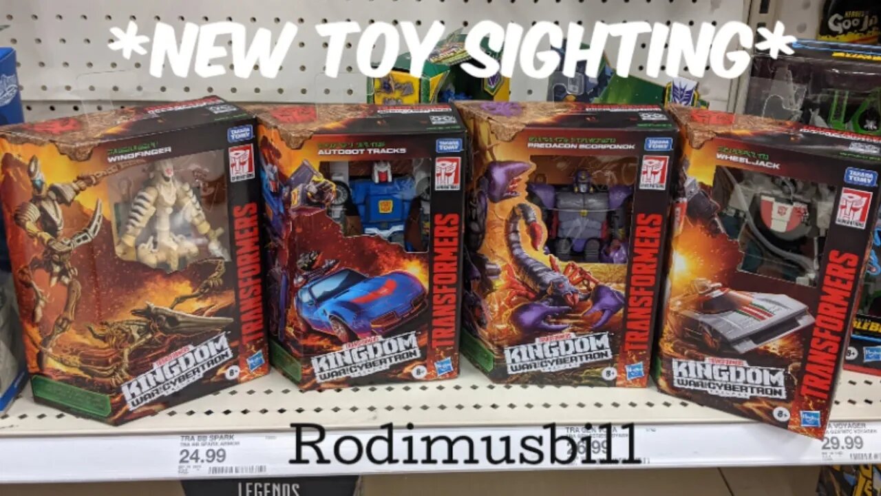 Wave 3 WFC Kingdom TRACKS, SCORPONOK, WINGFINGER, WHEELJACK @ Target *RODIMUSBILL NEW TOY SIGHTING*