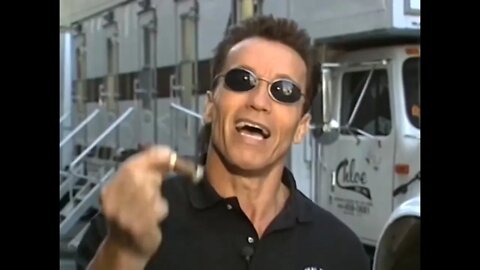 ''I am a stud, I'm ballsy... I smoke my stogie anywhere i want!'' - Arnold Schwarzenegger