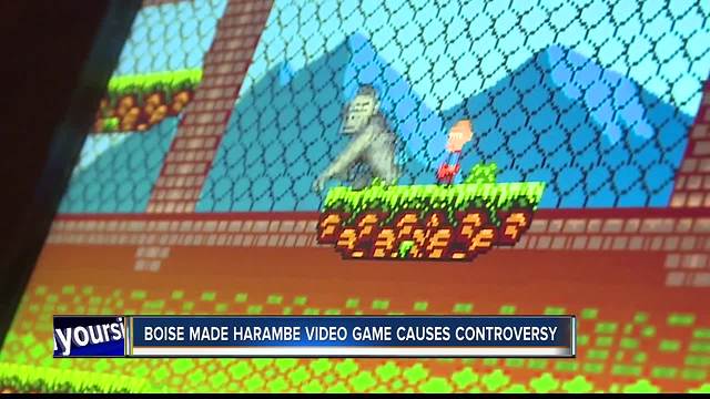 Boise made "Harambe Kong" video game has some calling foul