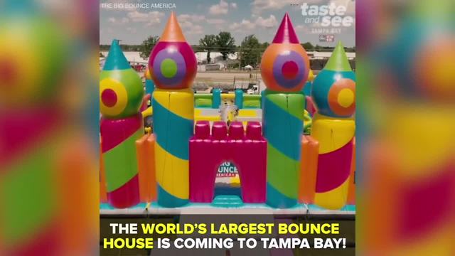 The world's largest bounce house is coming to Tampa Bay | Taste and See Tampa Bay