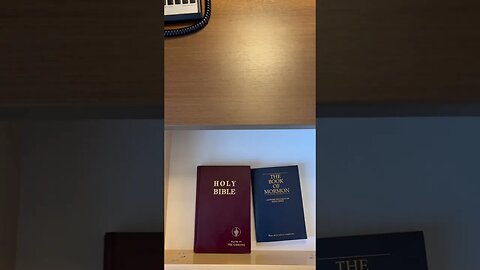When You Open a Hotel Room Drawer and Discover A Battle For Your Very Soul