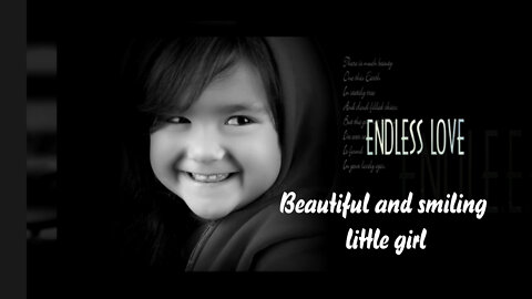 Beautiful and smiling little girl