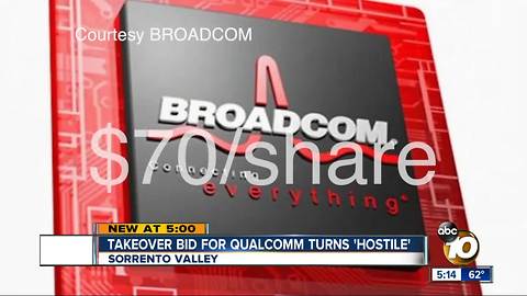 Takeover bid for Qualcomm turns 'hostile'