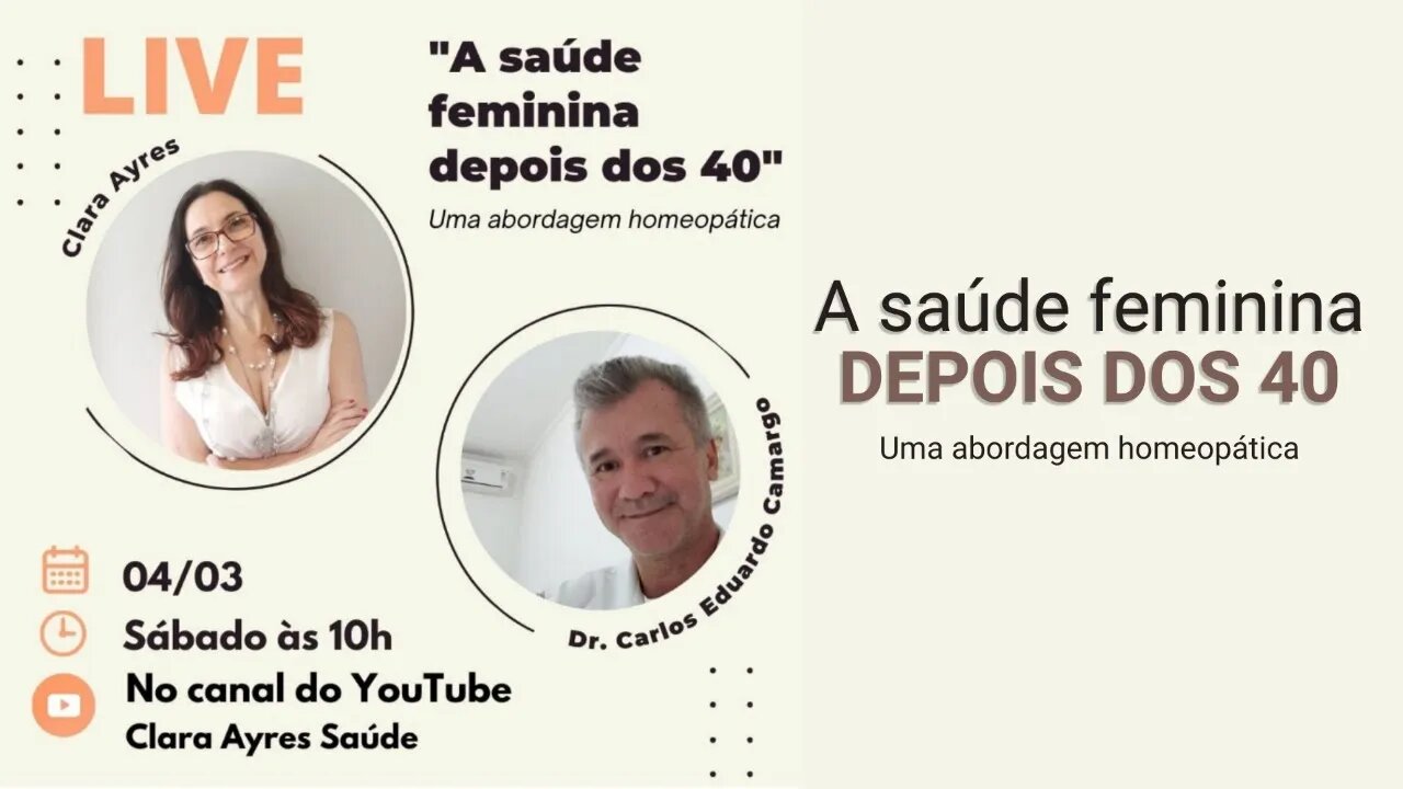 A Saúde Feminina depois dos 40 - Uma abordagem homeopática