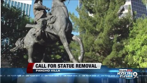 Group seeks to have downtown Pancho Villa statue removed