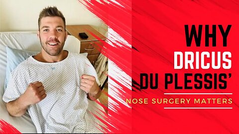 Perfect Explanation Why Dricus Du Plessis' Nose Surgery Will Make All The Difference