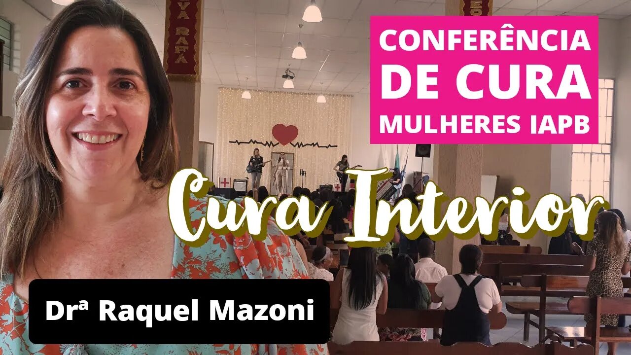 🔴LIVE Conferência de Cura - Drª Raquel Mazoni