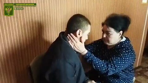 A captured soldier of the Armed Forces of Ukraine, a native of Lugansk, met with his mother