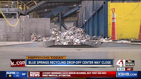 Blue Springs may lose recycling drop off site