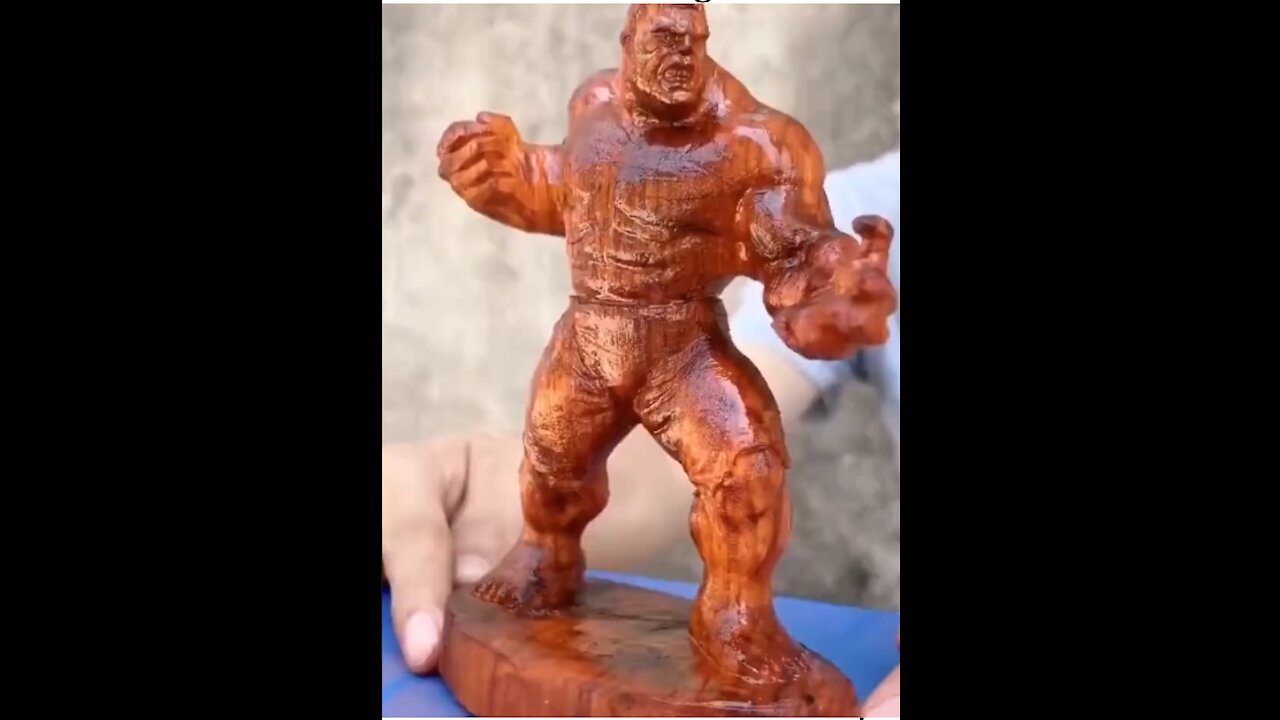 Amazing Hulk Made From Wood | Amazing make Hulk use wood