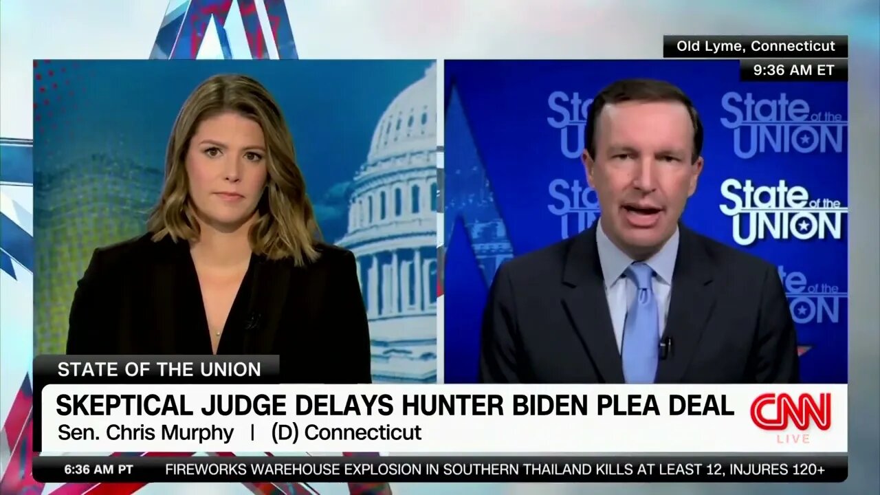 Democrat Senator Chris Murphy Says Biden Corruption Investigation "Is A Witch Hunt"