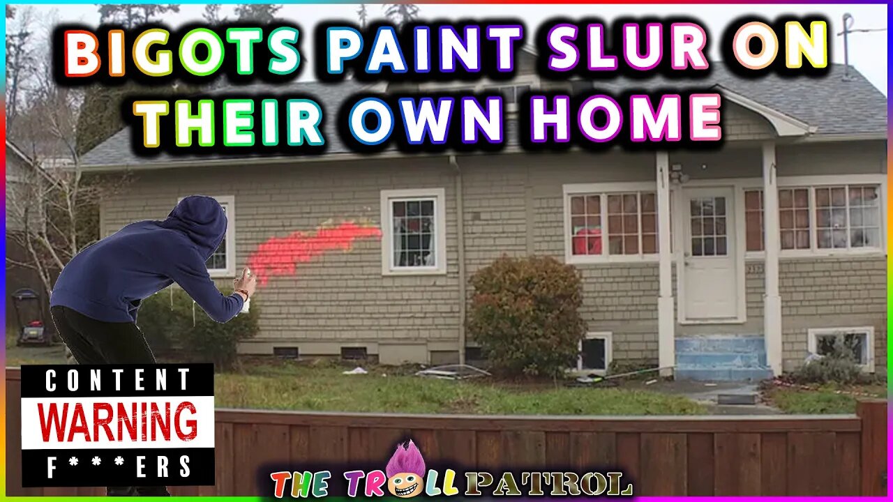 A Family In West Linn Oregon Feel Targeted After Neighbor Spray Pants Slur On Their House