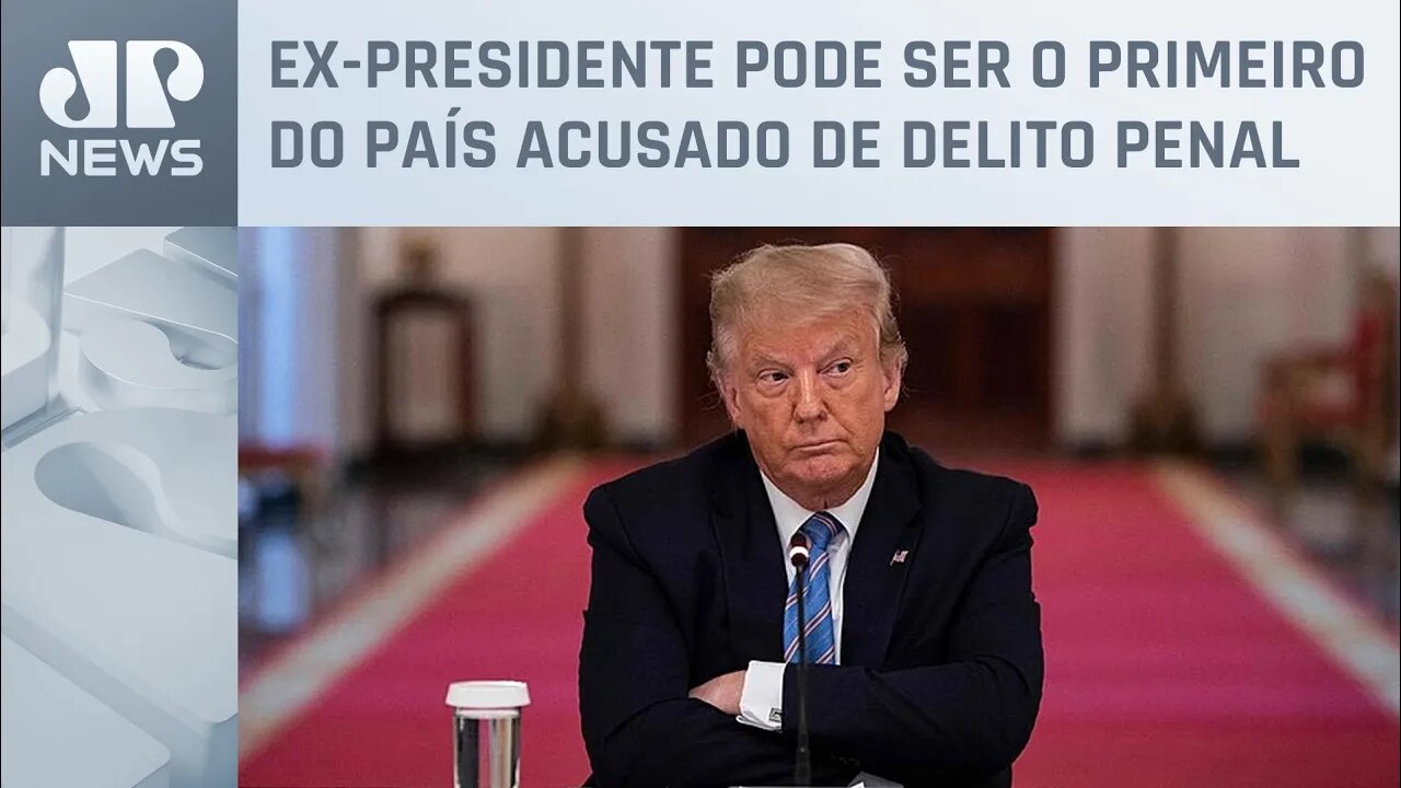 Trump diz que deve ser preso e convoca protestos de apoiadores nesta terça-feira (21)