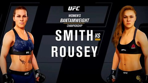 EA Sports UFC 3 Gameplay Ronda Rousey vs Leslie Smith