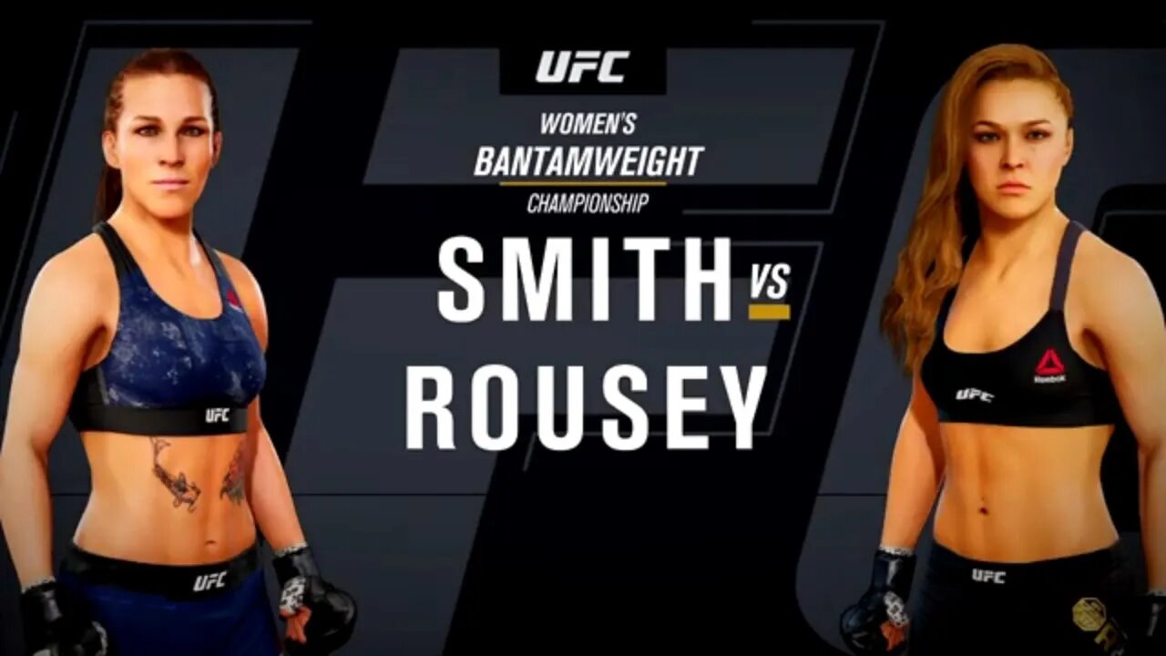 EA Sports UFC 3 Gameplay Ronda Rousey vs Leslie Smith