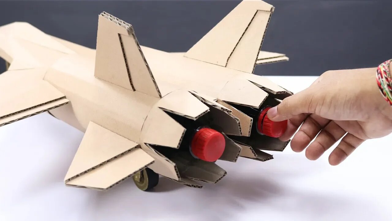 Cola Powered DIY Cardboard Jet