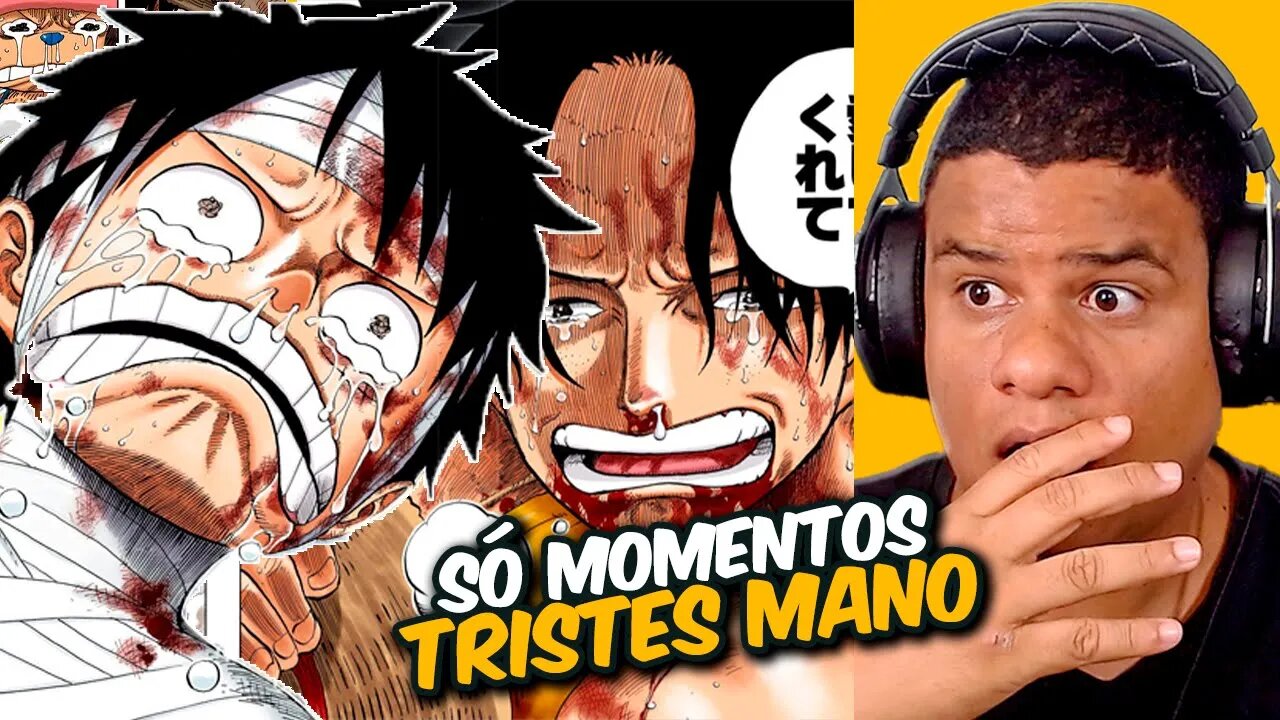 REAGINDO a TENTE NÃO CHORAR COM ONE PIECE! | React Anime Pro